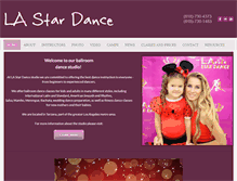 Tablet Screenshot of lastardance.com